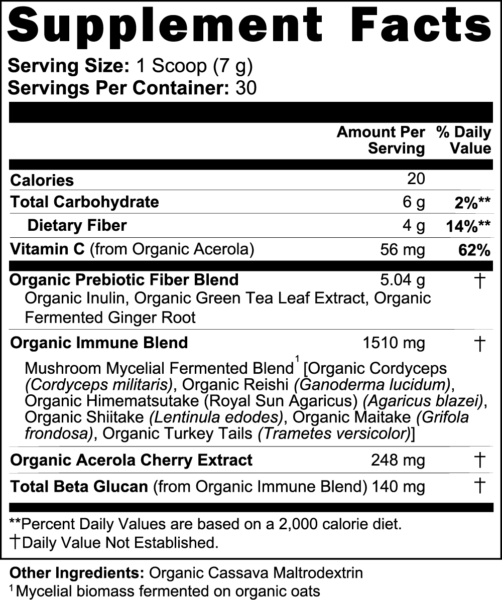 BioSHROOM™ - Fermented Mushroom Blend (210g)